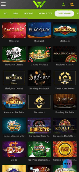 Wcasino Casino Download Mobiele App